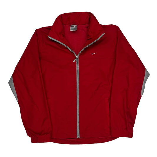 Vintage Nike Windbreaker - XS Red Polyester
