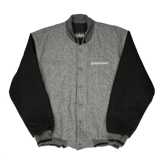 Auburn Varsity Jacket - XL Black Wool Blend