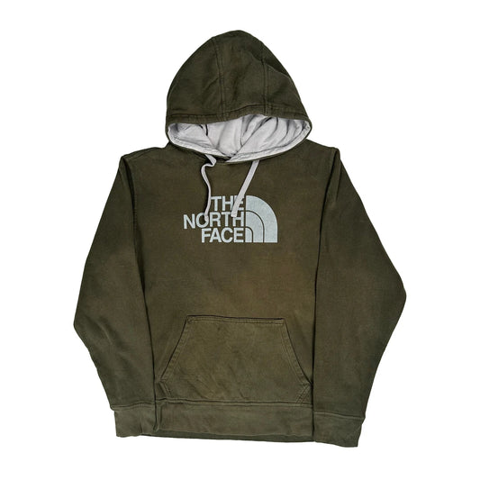 Vintage The North Face Hoodie - Large Green Cotton
