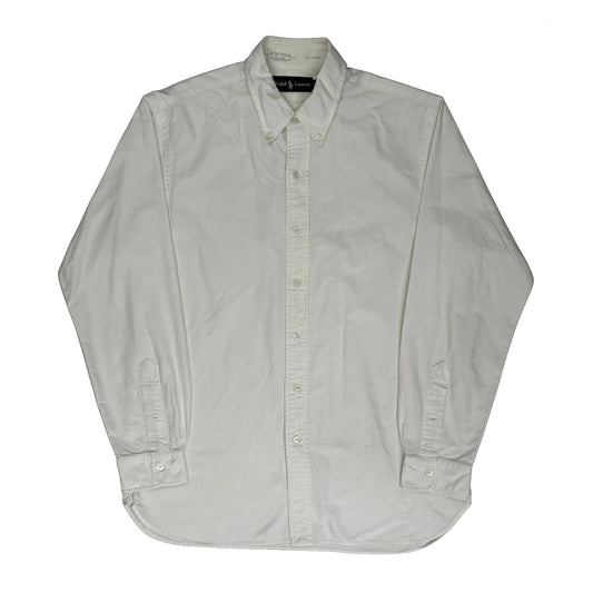 Bleecker Ralph Lauren Shirt - Large White Cotton