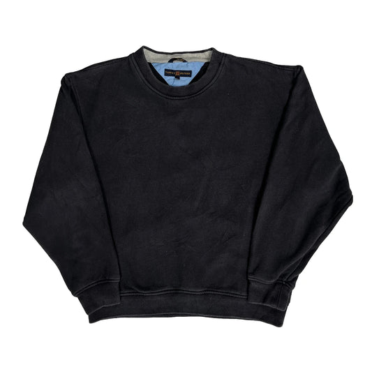 Tommy Hilfiger Sweatshirt - Large Black Cotton