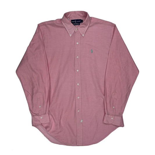 Vintage Ralph Lauren Shirt - Large Pink Cotton