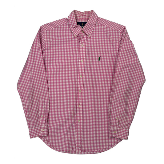 Ralph Lauren Checked Shirt - Medium Pink Cotton