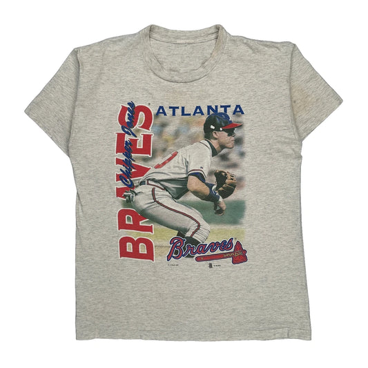 Atlanta Braves Champion Graphic T-Shirt - Medium Multicoloured Cotton