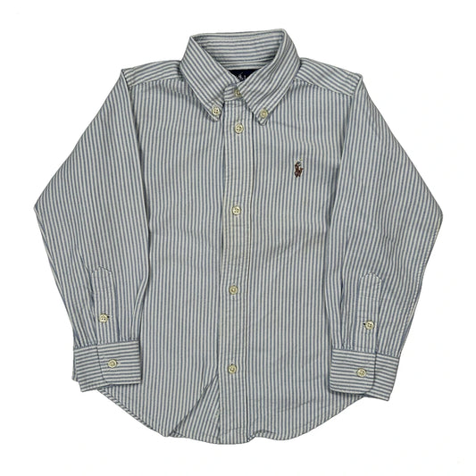 Age 3-4 Ralph Lauren Shirt - XS Blue Cotton
