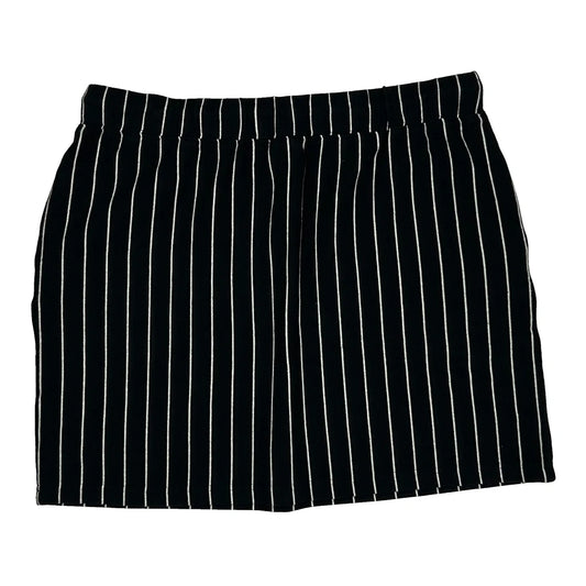 Stussy Striped Shorts - Large Black Cotton