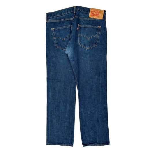 501 Levis Jeans - 35W 30L Dark Wash Denim