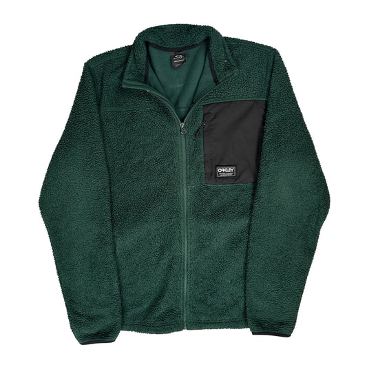 Oakley Fleece Jacket - Medium Green Polyester