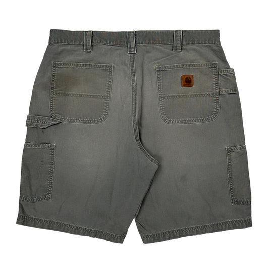 Carhartt Carpenter Shorts - 35W 9L Grey Cotton