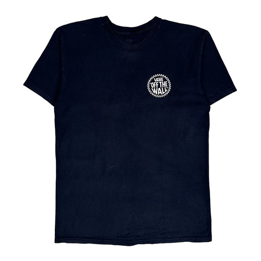 Vans Graphic T-Shirt - Medium Navy Cotton