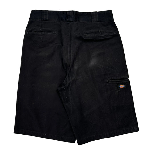 Dickies Baggy Shorts - 31W 11L Black Polyester Blend