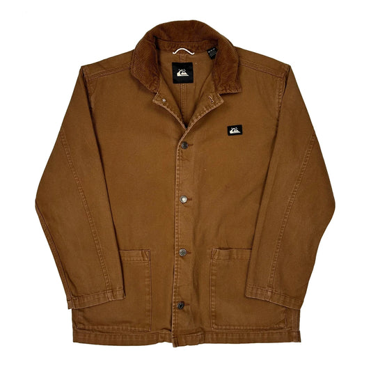 Quiksilver Barn Chore Jacket - Medium Brown Cotton
