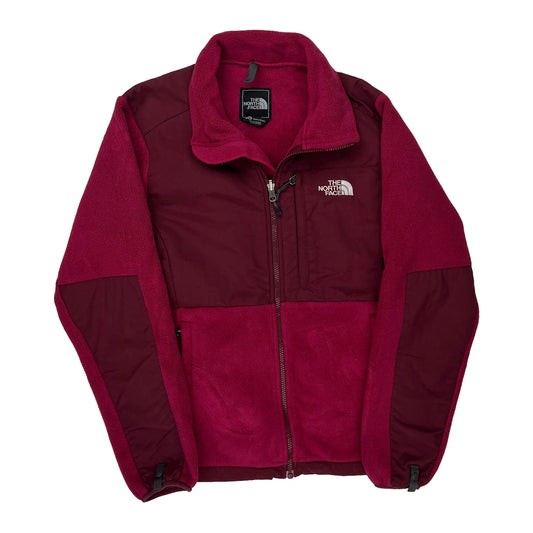 The North Face Fleece Jacket - Medium Burgundy Polyester