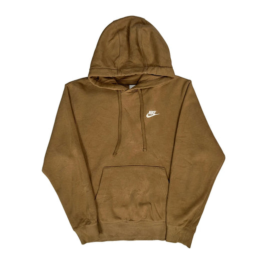 Nike Hoodie - Small Brown Cotton