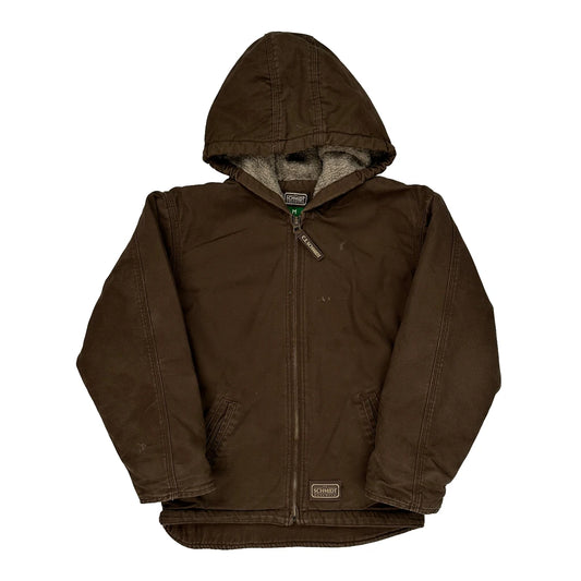 Age 10 Workwear Schmidt Jacket - Medium Brown Cotton