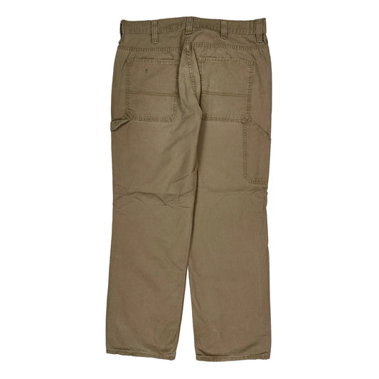 Blue Mountain Carpenter Trousers - 36W 32L Khaki Cotton