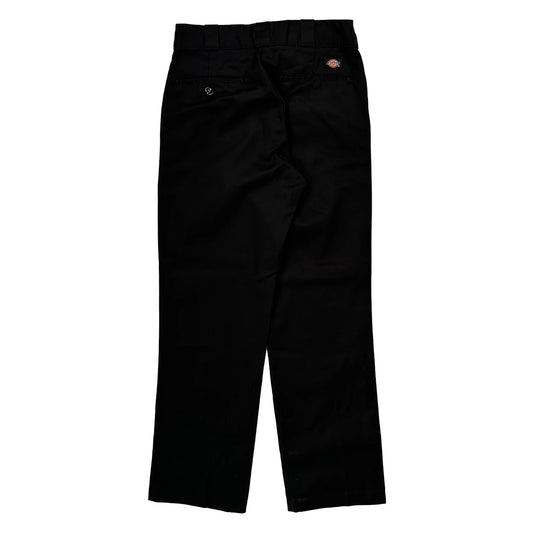 Dickies Trousers - 33W 31L Black Cotton