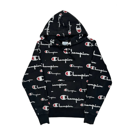 Reverse Weave Champion Hoodie - Medium Black Cotton