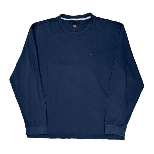 Tommy Hilfiger Long Sleeve T-Shirt - XL Navy Cotton