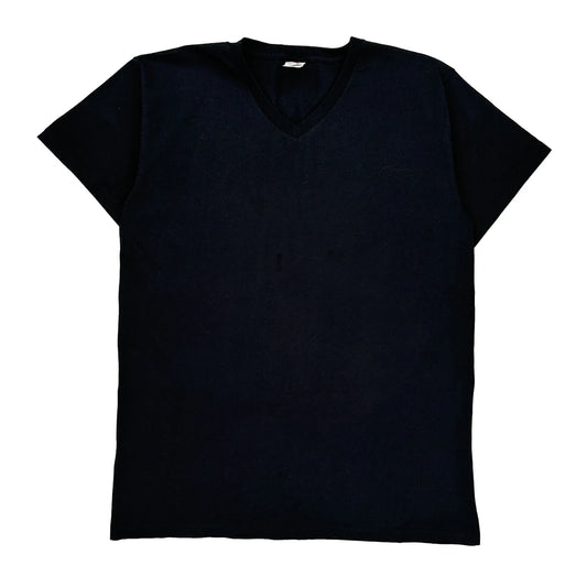 Fruit Of The Loom T-Shirt - Large Black Cotton