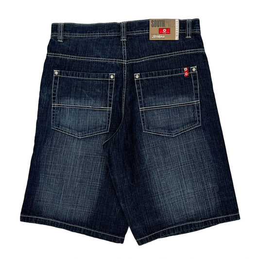 Southpole Denim Shorts - 36W 11L Dark Wash Denim
