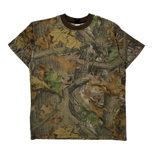 Ranger Ringer Camo T-Shirt - Medium Camo Cotton