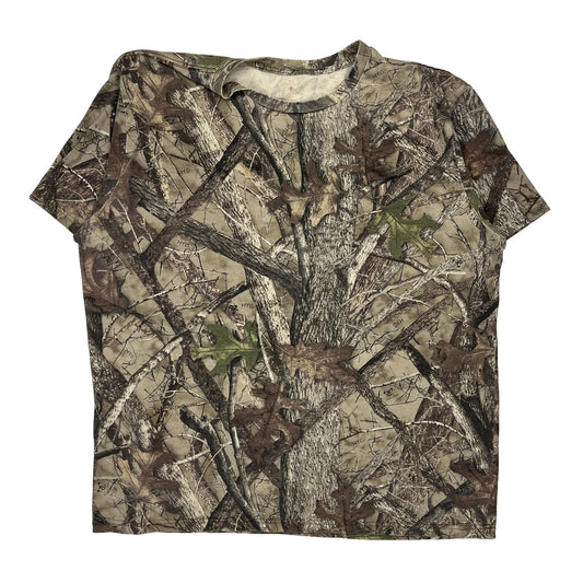 Duck Head Camo T-Shirt - 3XL Green Cotton