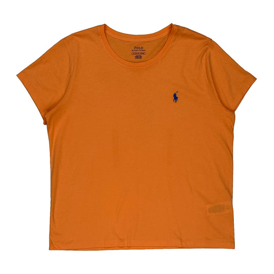 Polo By Ralph Lauren T-Shirt - XL Orange Cotton