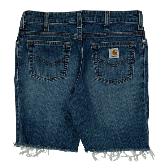 Carhartt Denim Shorts - 29W UK 8 Blue Cotton