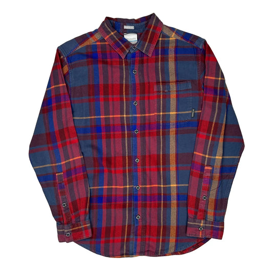 Columbia Checked Flannel Shirt - Medium Multicoloured Cotton