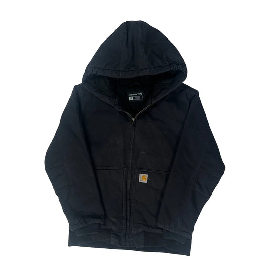 Age 14-16 Carhartt Jacket - Large Black Cotton