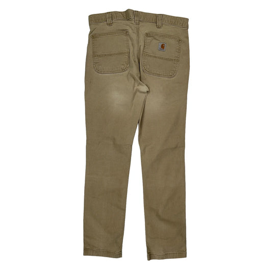 Carhartt Carpenter Trousers - 32W 31L Beige Cotton