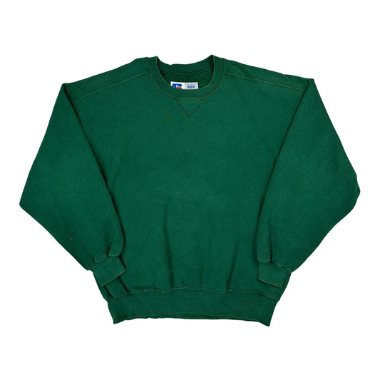 Made In USA Russell Athletic Sweatshirt - XL Green Cotton