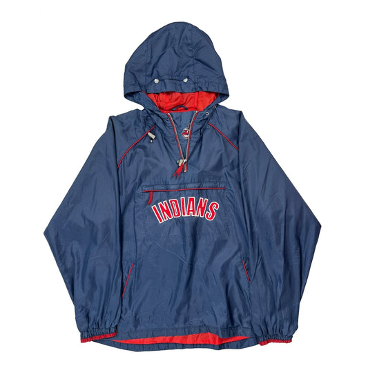 Indians G-Iii Windbreaker - XL Blue Polyester