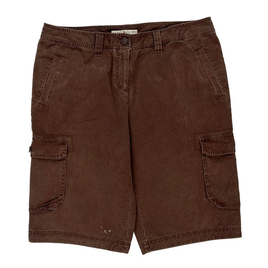 Tommy Hilfiger Cargo Shorts - 36W UK 16 Brown Cotton