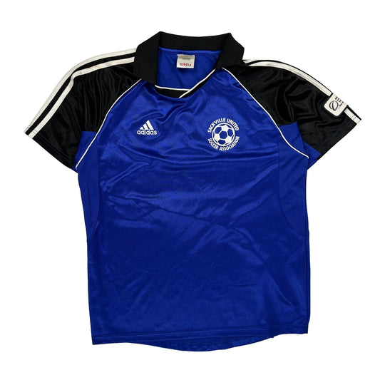 Sackville United Adidas Football Shirt - Large Black Polyester