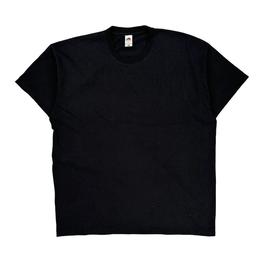 Original Fruit Of The Loom T-Shirt - XL Black Cotton