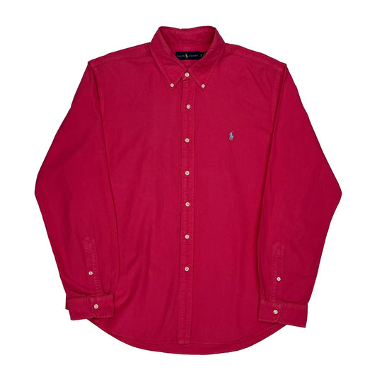 Vintage Ralph Lauren Shirt - XL Red Cotton