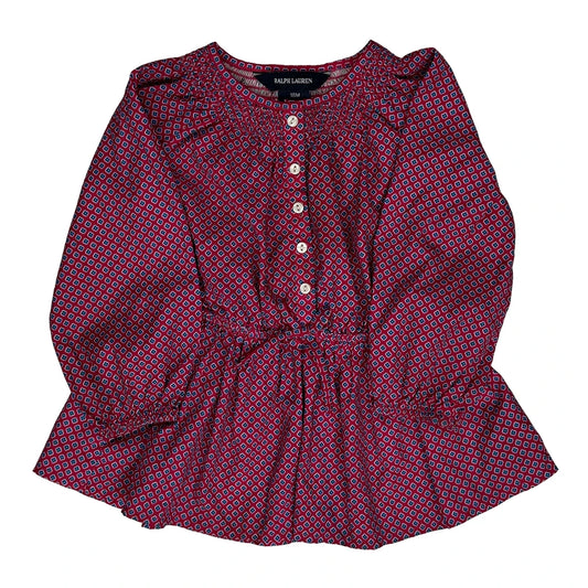 Age 18M Ralph Lauren Dress - 2XS Pink Polyester