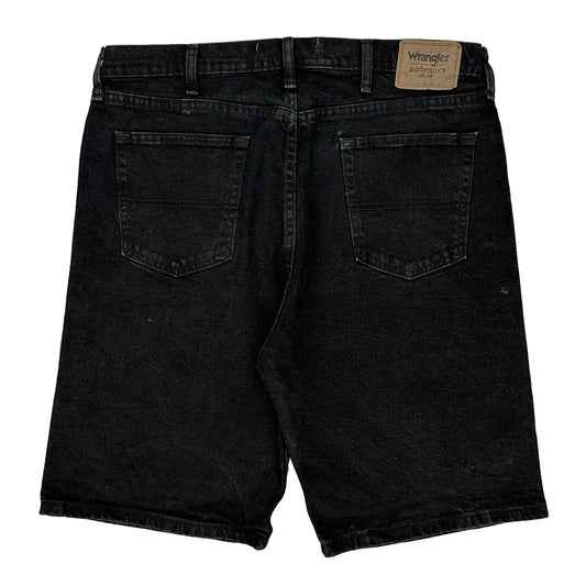 Wrangler Denim Shorts - 38W 10L Black Cotton