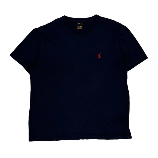 Vintage Polo By Ralph Lauren T-Shirt - Large Navy Cotton