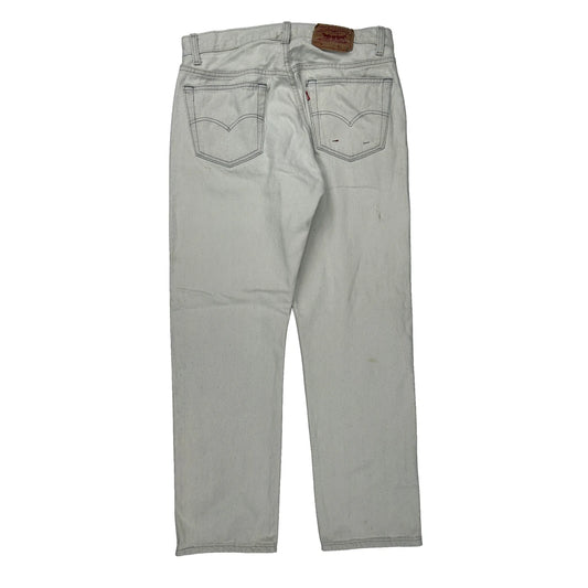 Levis Jeans - 31W 29L White Cotton