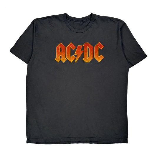 Ac/Dc Band T-Shirt - Large Black Cotton