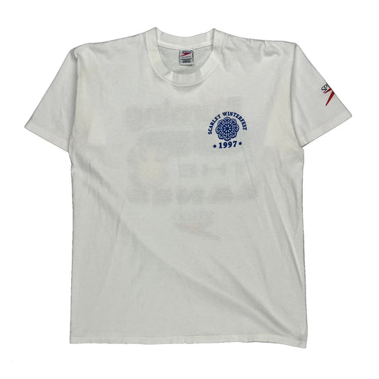 Scarlet Winterfest 1997 Speedo Graphic T-Shirt - Large White Cotton