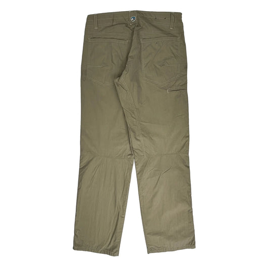Kuhl Double Knee Cargo Trousers - 32W 32L Khaki Cotton