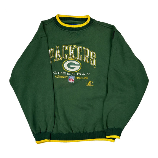 Green Bay Packers N.F.L. Pro Line Football Sweatshirt - 2XL Yellow Cotton