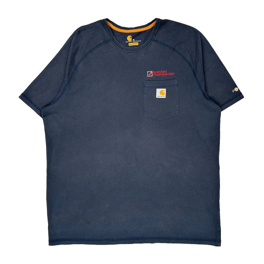 Carhartt T-Shirt - XL Navy Cotton