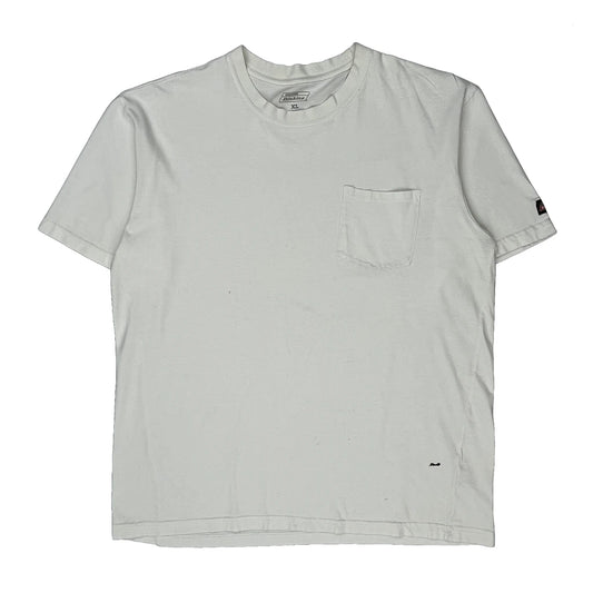 Vintage Dickies T-Shirt - XL White Cotton