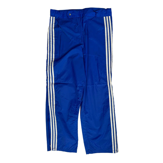 1970S Adidas Striped Tracksuit - Medium Blue Polyester