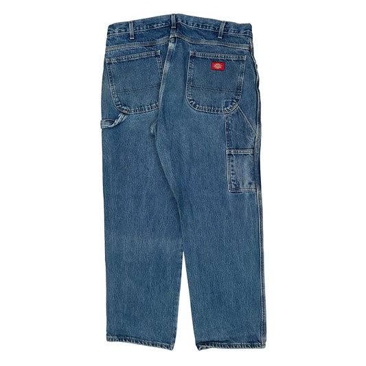 Dickies Carpenter Jeans - 38W 36L Blue Cotton